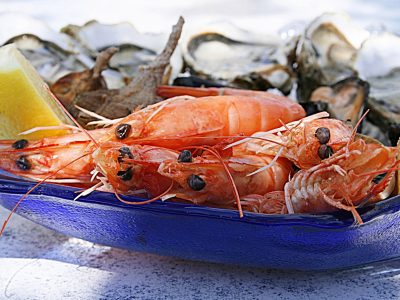 Plato de mariscos de Huelva